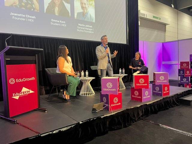 Representing Skyline at the EduTech conference with HEX