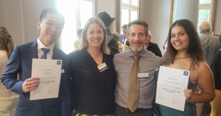 High School students awarded Jane Hansen Scholarship at the University of Melbourne